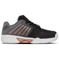 Tênis Kswiss Express Light 2 HB Preto Cinza Rosa Feminino  Oferta + Barato