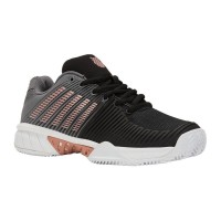Tênis Kswiss Express Light 2 HB Preto Cinza Rosa Feminino  Oferta + Barato