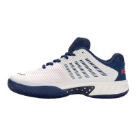 Tênis Kswiss Hypercourt Express 2 HB Branco Azul   Oferta + Barato