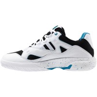 Kswiss Tura Team Padel Blanc Noir Bleu Baskets  Offre - Pas cher