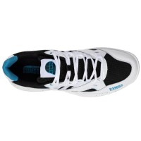 Kswiss Tura Team Padel Blanc Noir Bleu Baskets  Offre - Pas cher