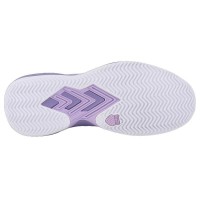 Zapatillas Kswiss Ultrashot Light Clay Blanco Lavanda Mujer