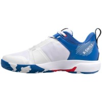 Baskets Kswiss Ultrashot Team Blanc Bleu  Offre - Pas cher