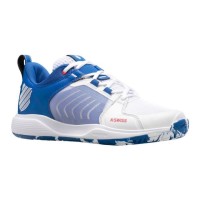 Baskets Kswiss Ultrashot Team Blanc Bleu  Offre - Pas cher