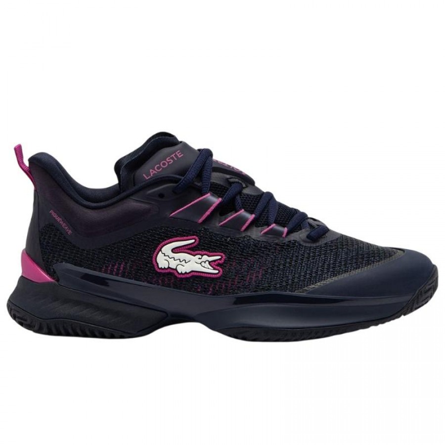 Tênis Lacoste AG-LT23 Ultra 125 Azul Marinho Rosa Feminino  Oferta + Barato
