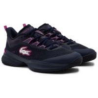 Tênis Lacoste AG-LT23 Ultra 125 Azul Marinho Rosa Feminino  Oferta + Barato