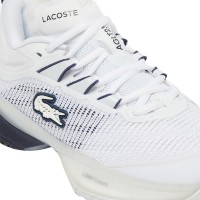 Baskets Femme Lacoste AG-LT23 Ultra White Bleu Marine  Offre - Pas cher