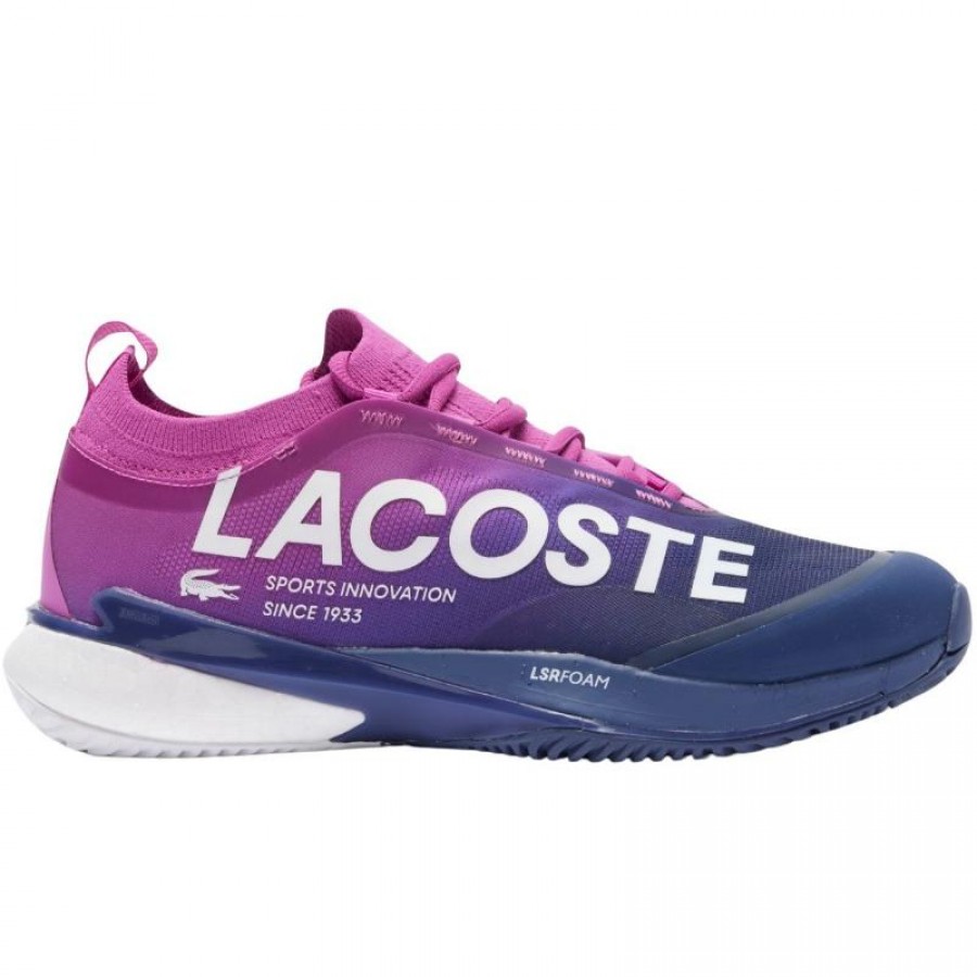 Lacoste AG-LT25 Lite Clay Pink Dark Blue Women''s Sneakers  Offer + Cheap