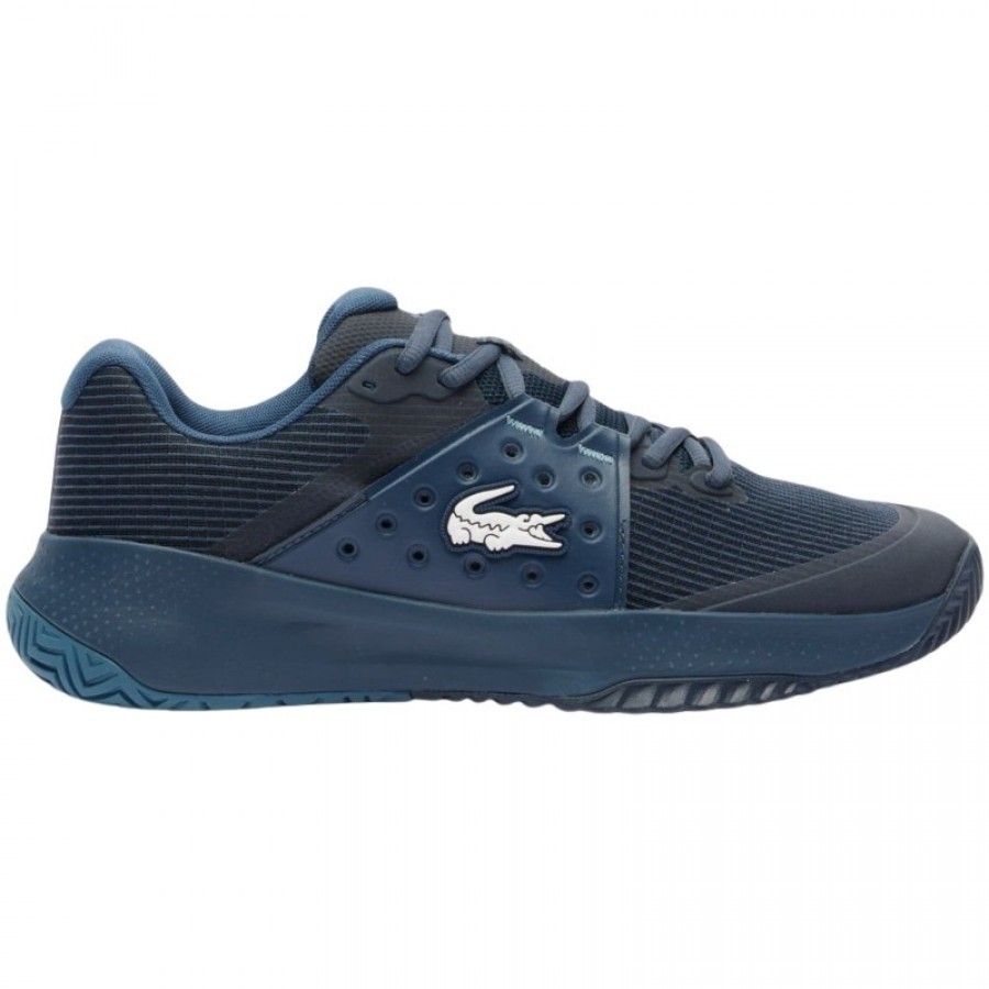 Tênis Lacoste Power Serve 125 Azul Escuro  Oferta + Barato