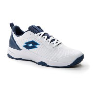 Baskets Lotto Mirage 600 Blanc Bleu Denim  Offre - Pas cher