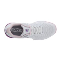 Zapatillas Lotto Space 400 Clay Blanco Purpura  Oferta + Barato