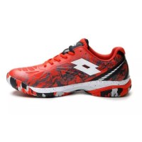 Baskets Lotto Superrapida 200 IV Rouge Noir  Offre - Pas cher