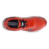 Baskets Lotto Superrapida 200 IV Rouge Noir  Offre - Pas cher