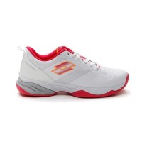 Baskets Lotto Superfast 400 V Blanc Rose Femme  Offre - Pas cher