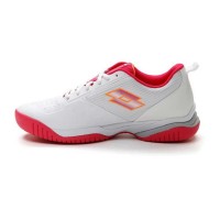 Baskets Lotto Superfast 400 V Blanc Rose Femme  Offre - Pas cher