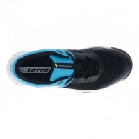 Lotto Superrapida 600 Baskets Noir Turquoise  Offre - Pas cher