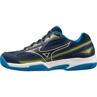 Mizuno Break Shot 4 CC Azul Escuro Sapatos Amarelos  Oferta + Barato