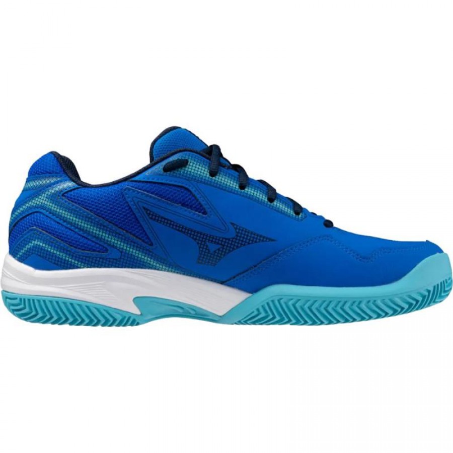 Zapatillas Mizuno Break Shot 4 Clay Azul Blanco  Oferta + Barato