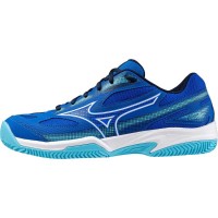 Zapatillas Mizuno Break Shot 4 Clay Azul Blanco  Oferta + Barato