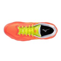 Mizuno Wave Enforce Court 2 Padel Orange Sneakers