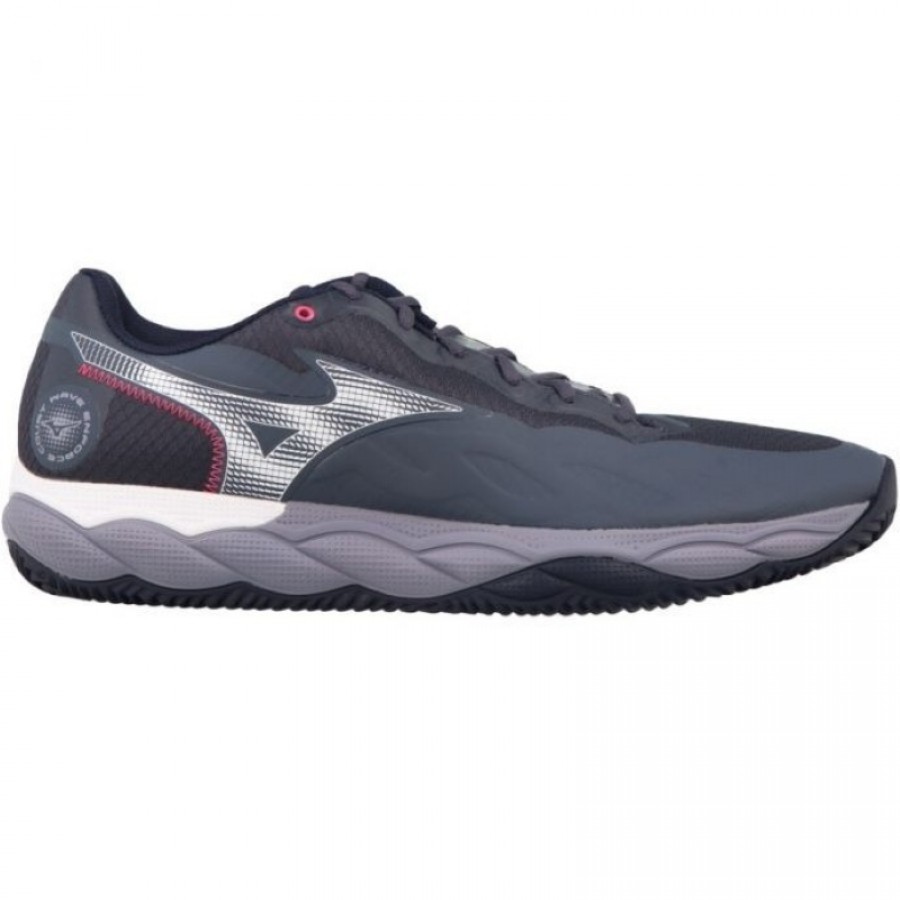 Tênis Mizuno Wave Enforce Court Clay Cinza Branco Azul  Oferta + Barato