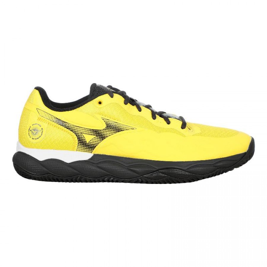 Zapatillas Mizuno Wave Enforce Court Padel Amarillo Negro  Oferta + Barato