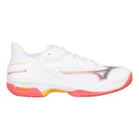 Zapatillas Mizuno Wave Exceed Court Clay Blanco Coral Mujer  Oferta + Barato