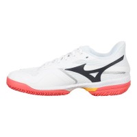 Zapatillas Mizuno Wave Exceed Court Clay Blanco Coral Mujer  Oferta + Barato