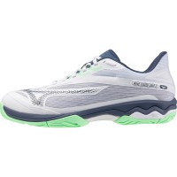 Mizuno Wave Exceed Light 2 Clay Branco Verde Azul Tênis  Oferta + Barato
