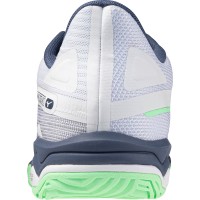 Mizuno Wave Exceed Light 2 Clay Branco Verde Azul Tênis  Oferta + Barato
