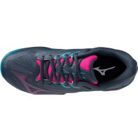 Mizuno Wave Exceed Light 2 Padel Navy Blue Fuchsia Women''s Sneakers  Offer + Cheap