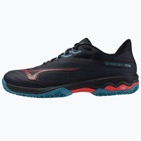 Mizuno Wave Exceed Light 2 Padel Noir Bleu Rouge Sneakers  Offre - Pas cher