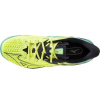 Sneakers Mizuno Wave Exceed Tour 6 Clay Lime Noir Bleu  Offre - Pas cher