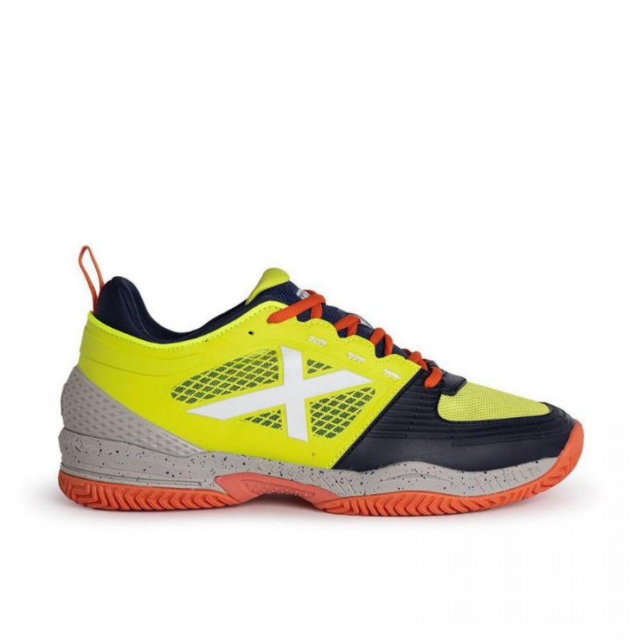 Munich Atomik 25 Yellow Fluor Marine Sneakers PADELPOINT Munich Atomik 25 Yellow Fluor Marine Sneakers