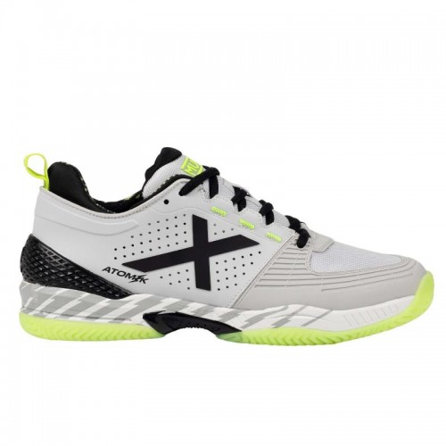 Zapatillas Munich Atomik 50 Gris Amarillo Fluor