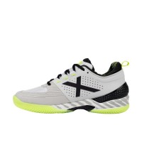 Zapatillas Munich Atomik 50 Gris Amarillo Fluor