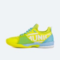 Zapatillas Munich Oxygen 25 Amarillo Fluor Celeste  Oferta + Barato