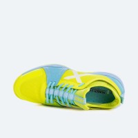 Zapatillas Munich Oxygen 25 Amarillo Fluor Celeste  Oferta + Barato