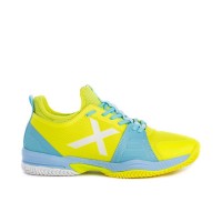 Zapatillas Munich Oxygen 25 Amarillo Fluor Celeste  Oferta + Barato