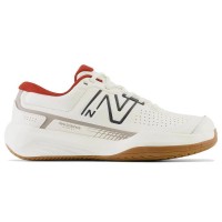 New Balance 696V5 White Red Sneakers  Offer + Cheap