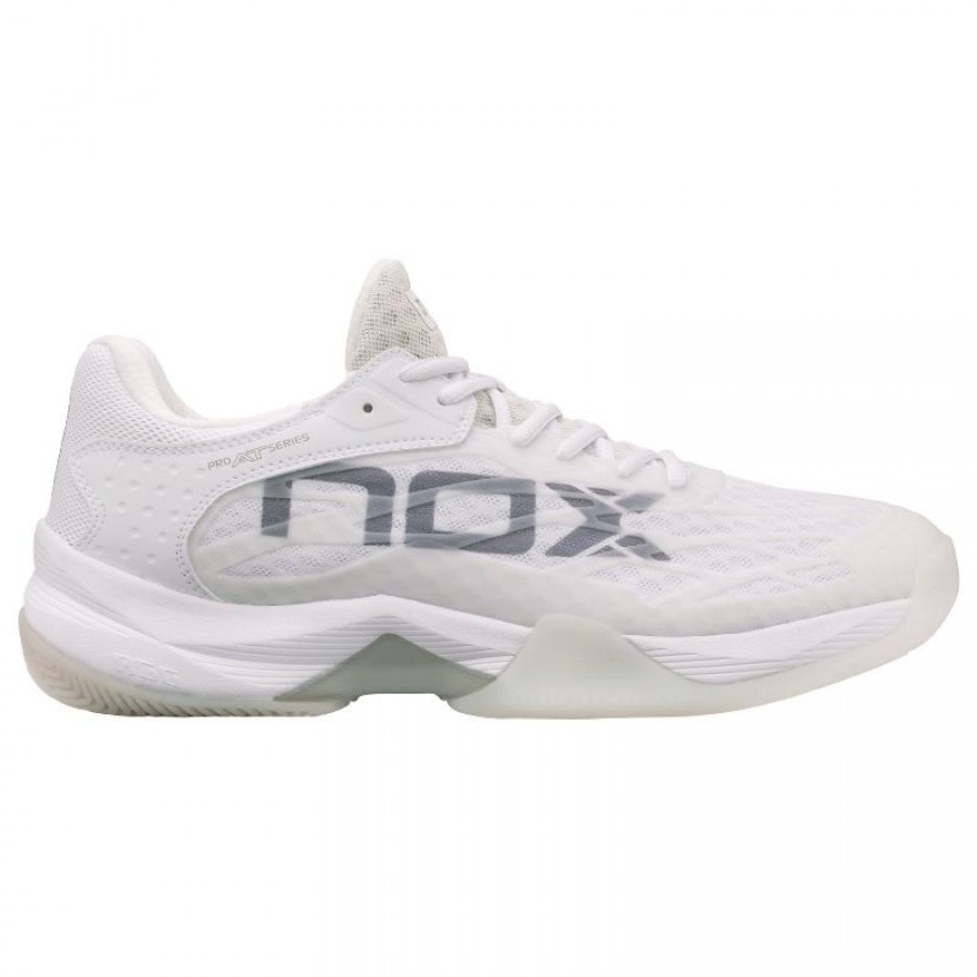 Baskets Nox At10 Lux Blanc Gris  Offre - Pas cher