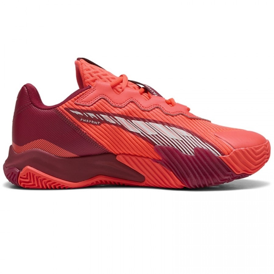 Zapatillas Puma Nova Elite Rojo Burdeos Blanco  Oferta + Barato
