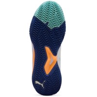 Tênis Puma Nova Smash Branco Azul Laranja  Oferta + Barato