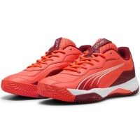 Puma Nova Smash Baskets Rouge Blanc Bourgogne  Offre - Pas cher