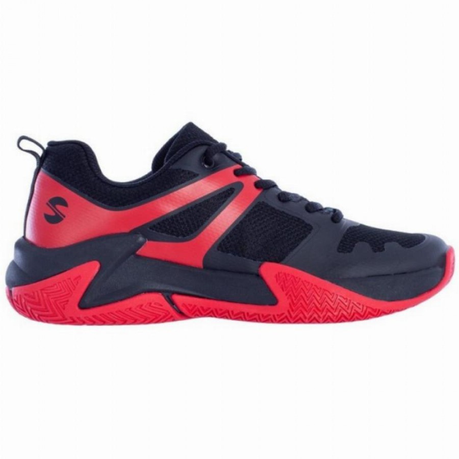 Tênis Softee Rotatory Preto Vermelho  Oferta + Barato
