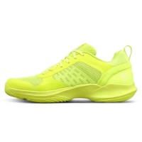 Baskets Femme Wilson Hurakn Pro V2 Jaune Fluo Blanc  Offre - Pas cher