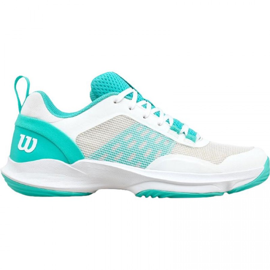 Wilson Hurakn Pro V2 White Turquoise Women''s Sneakers  Offer + Cheap