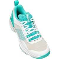 Wilson Hurakn Pro V2 White Turquoise Women''s Sneakers  Offer + Cheap