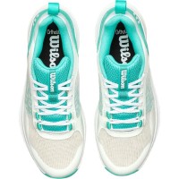 Wilson Hurakn Pro V2 White Turquoise Women''s Sneakers  Offer + Cheap