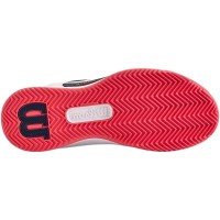 Baskets Femme Wilson Intrigue Pro TERRE BATTUE Blanc Bleu Marine  Offre - Pas cher
